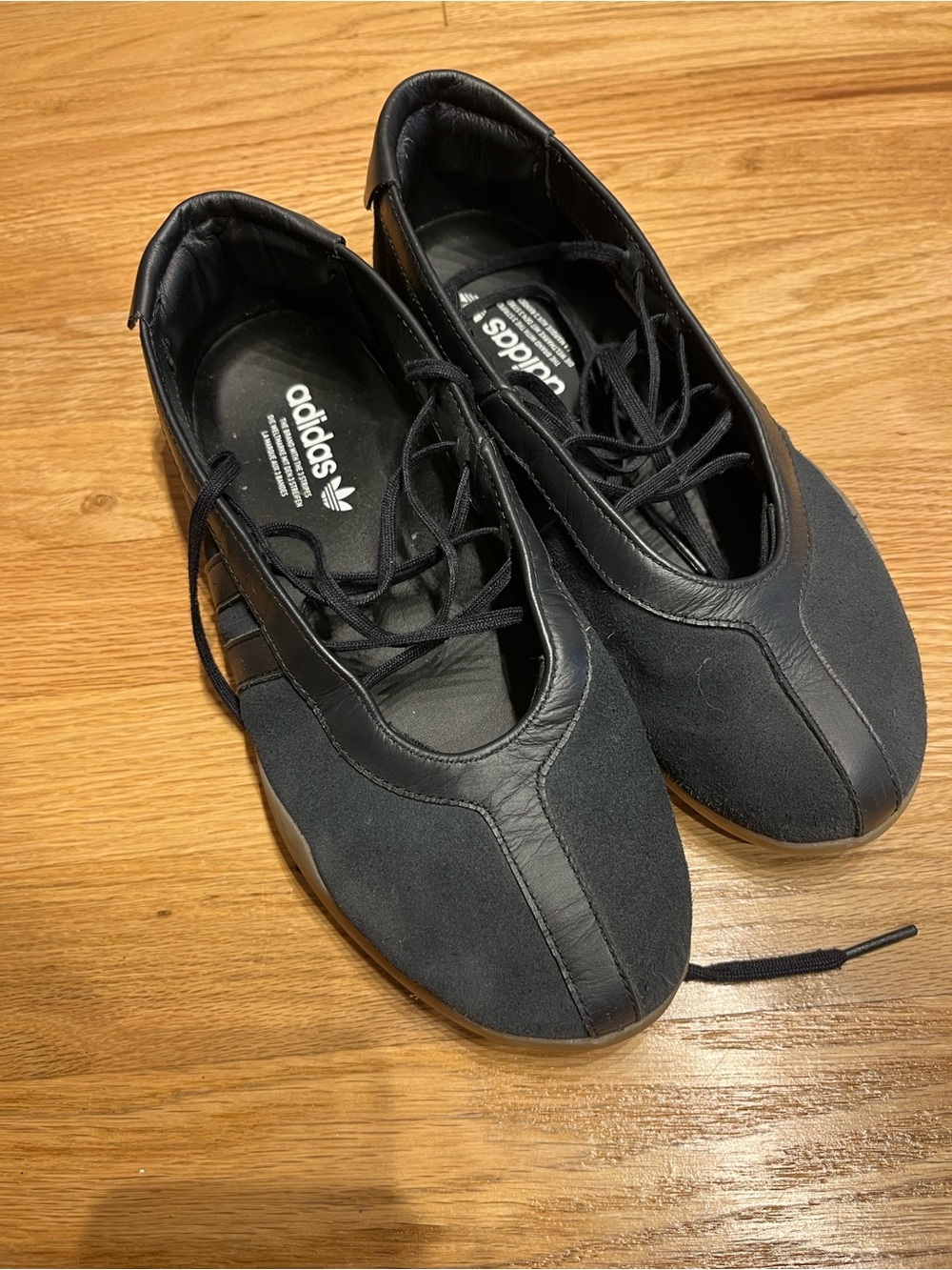 adidas Black Taekwondo Lace-Up Sneakers